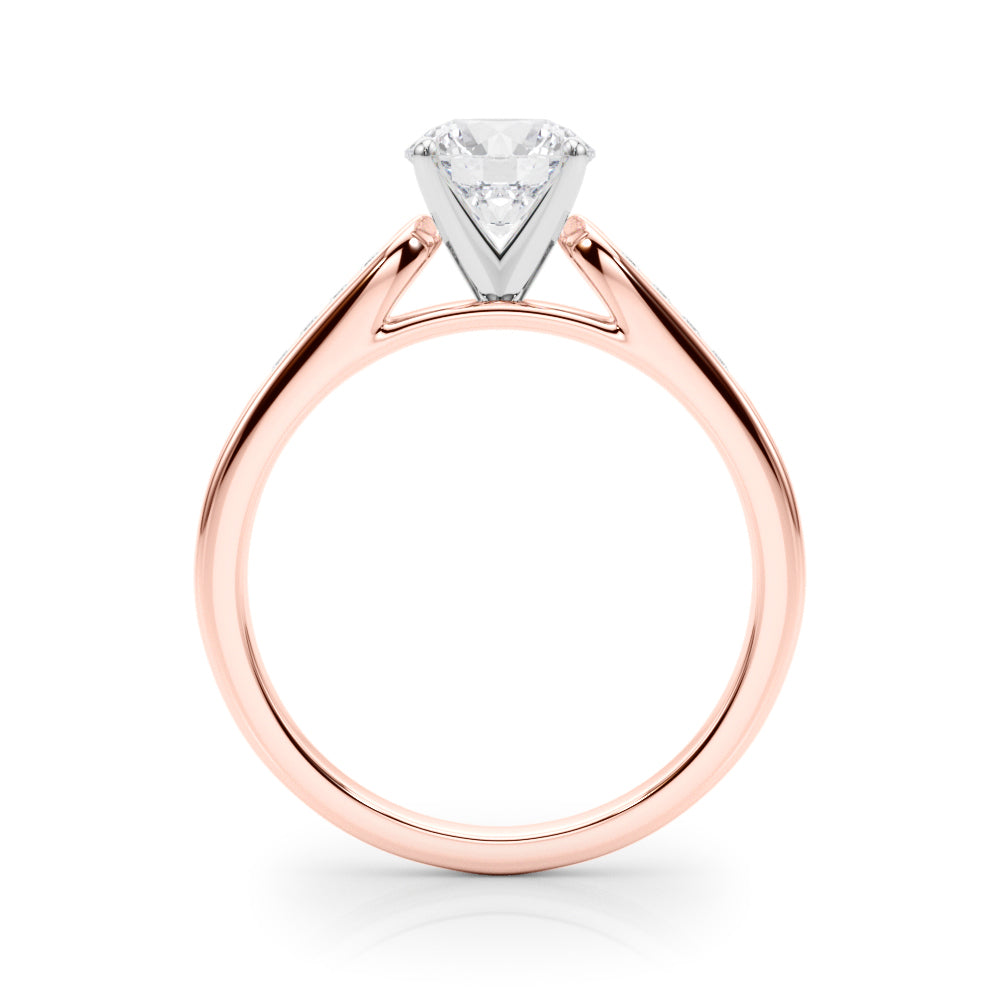 Channel-Set Diamond Engagement Ring (1/15 ct. tw.)