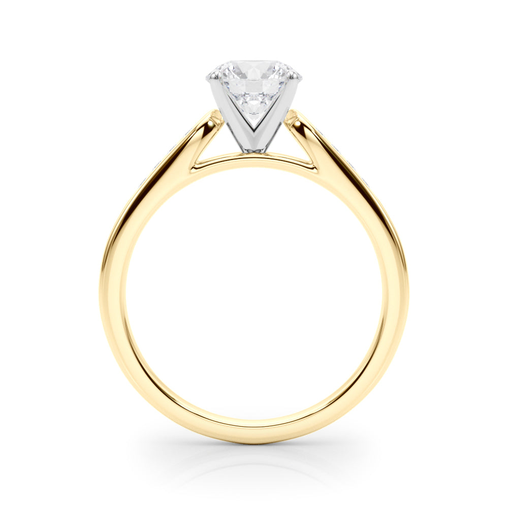 Channel-Set Diamond Engagement Ring (1/15 ct. tw.)