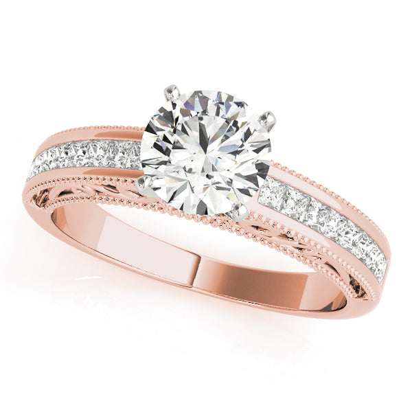 Channel-Set Diamond Engagement Ring (1/4 ct. tw.)
