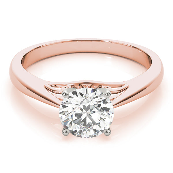 Classic Four-Prong Solitaire Diamond Engagement Ring