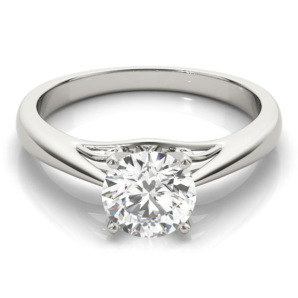 Classic Four-Prong Solitaire Diamond Engagement Ring