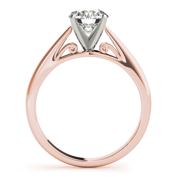Classic Four-Prong Solitaire Diamond Engagement Ring