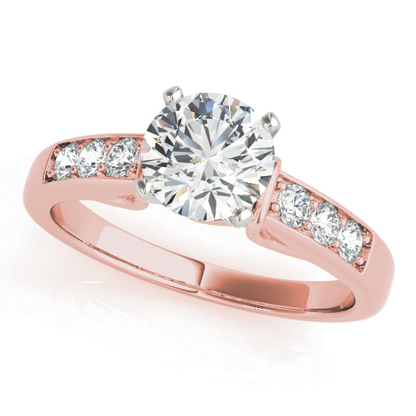 Channel-Set Diamond Engagement Ring (1/4 ct. tw.)