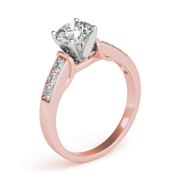 Channel-Set Diamond Engagement Ring (1/4 ct. tw.)