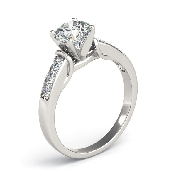 Channel-Set Diamond Engagement Ring (1/4 ct. tw.)