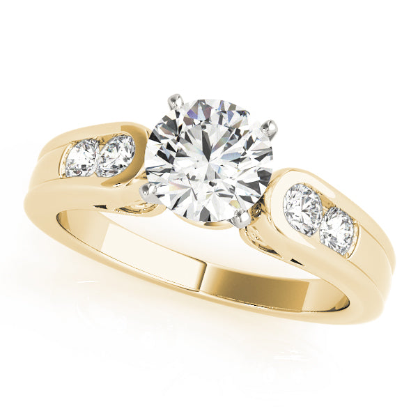 Channel-Set Diamond Engagement Ring (3/8 ct. tw.)