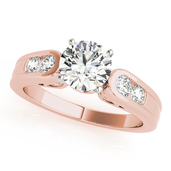 Channel-Set Diamond Engagement Ring (3/8 ct. tw.)