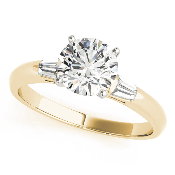 Tapered Baguette Diamond Engagement Ring (1/6 ct. tw.)