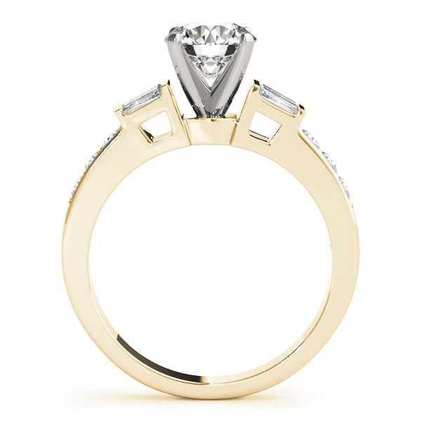 Channel-Set and Bar-Set Baguette Diamond Engagement Ring (3/8 ct. tw.)