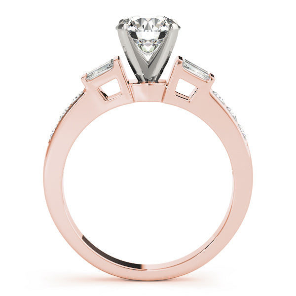 Channel-Set and Bar-Set Baguette Diamond Engagement Ring (3/8 ct. tw.)