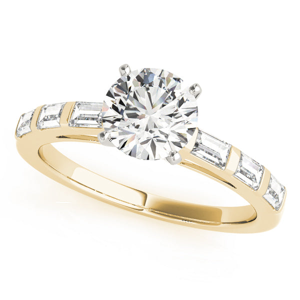 Channel-Set Baguette Diamond Engagement Ring (1/2 ct. tw.)
