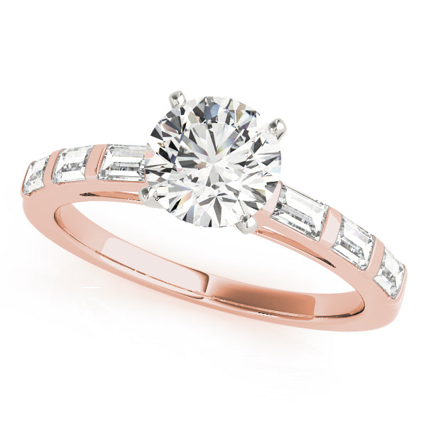 Channel-Set Baguette Diamond Engagement Ring (1/2 ct. tw.)