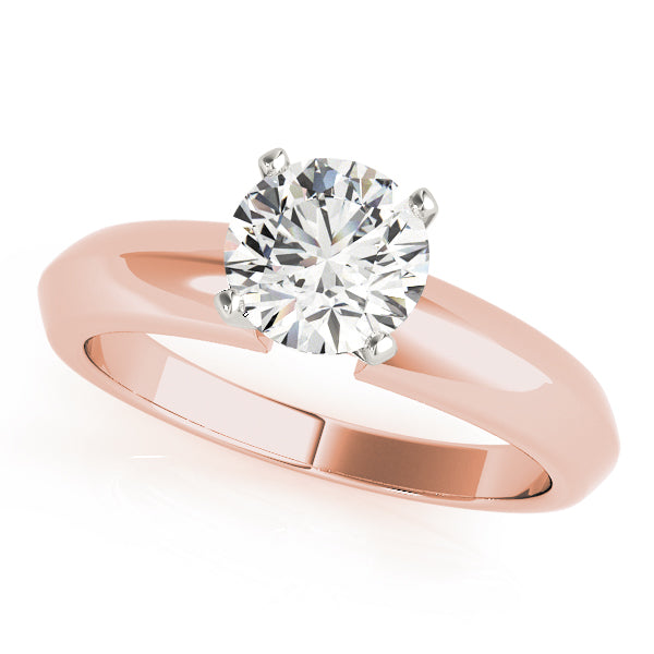 Classic Simple Solitaire Diamond Engagement Ring