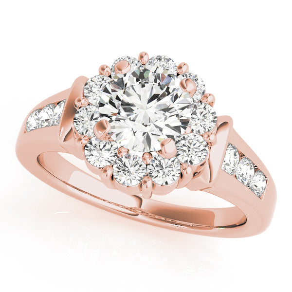 Cluster Halo Diamond Engagement Ring (3/4 ct. tw.)