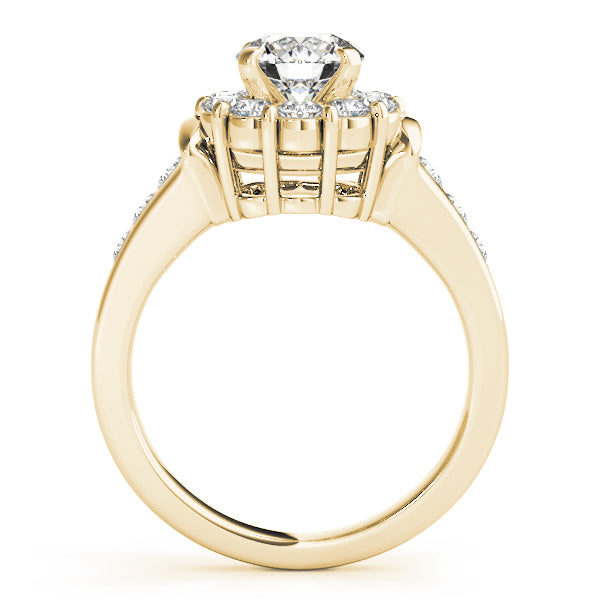 Cluster Halo Diamond Engagement Ring (3/4 ct. tw.)