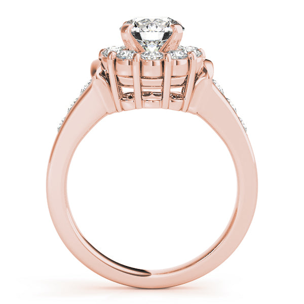 Cluster Halo Diamond Engagement Ring (3/4 ct. tw.)