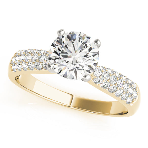 Riviera Pavé Diamond Engagement Ring (1/4 ct. tw.)
