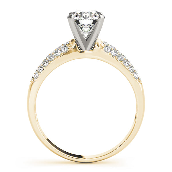 Riviera Pavé Diamond Engagement Ring (1/4 ct. tw.)