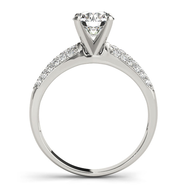 Riviera Pavé Diamond Engagement Ring (1/4 ct. tw.)
