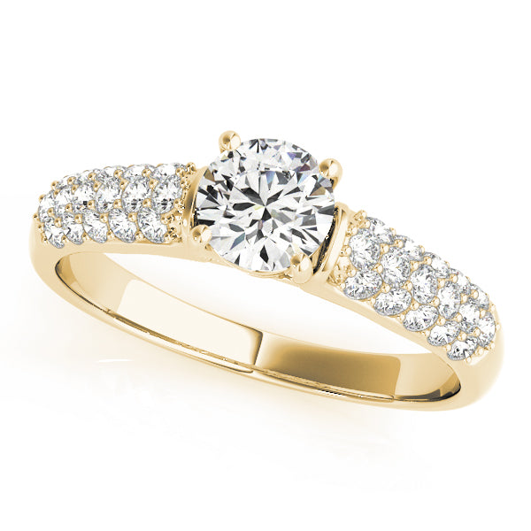 Pavé Diamond Engagement Ring (3/8 ct. tw.)