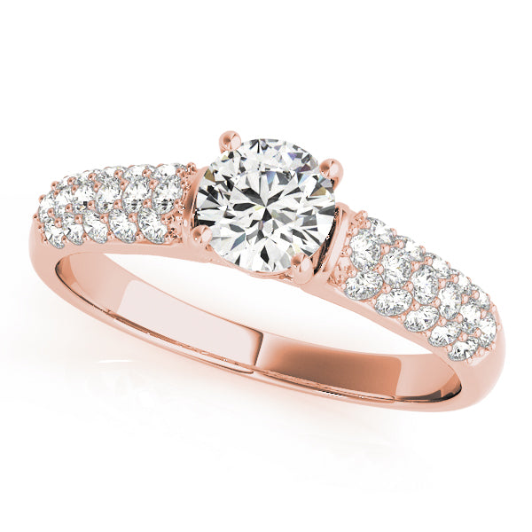 Pavé Diamond Engagement Ring (3/8 ct. tw.)