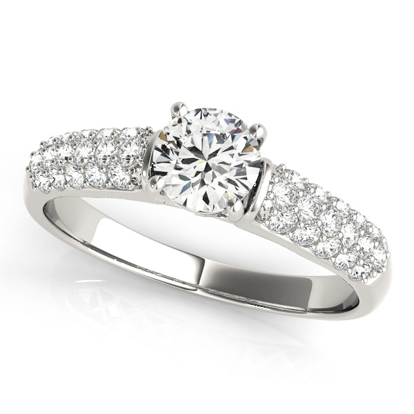Pavé Diamond Engagement Ring (3/8 ct. tw.)