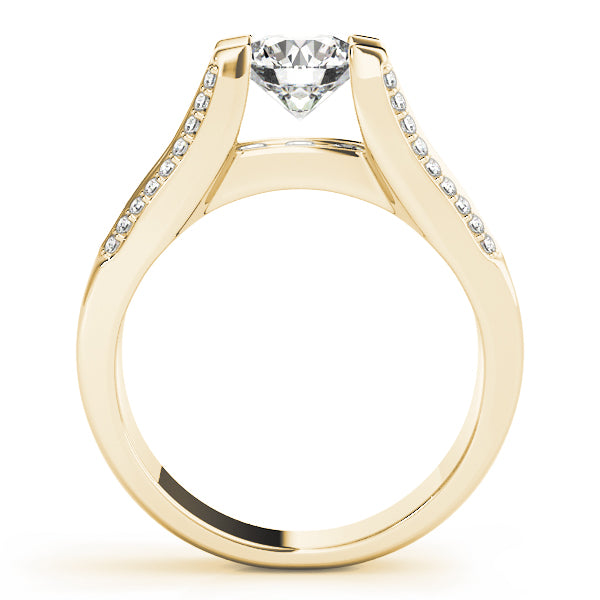 Split-Shank Channel-Set Diamond Engagement Ring (1/2 ct. tw.)