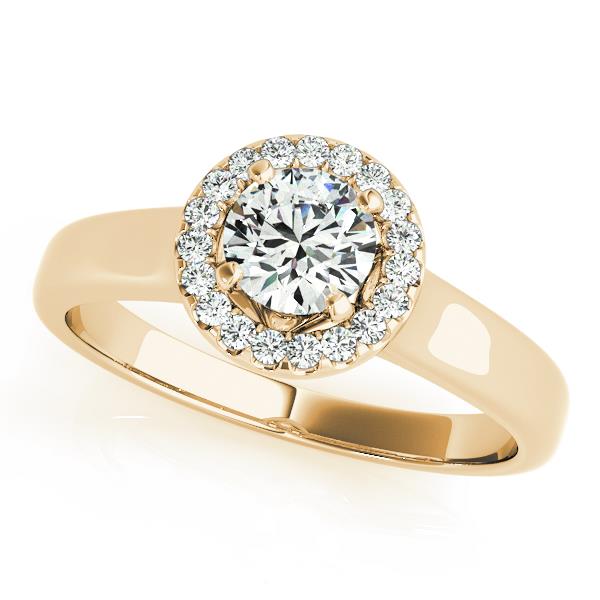 Classic Halo Diamond Engagement Ring (1/10 ct. tw.)