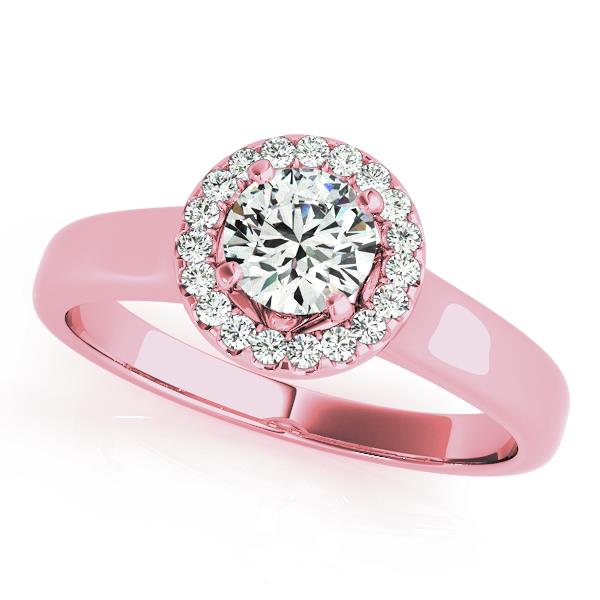 Classic Halo Diamond Engagement Ring (1/10 ct. tw.)