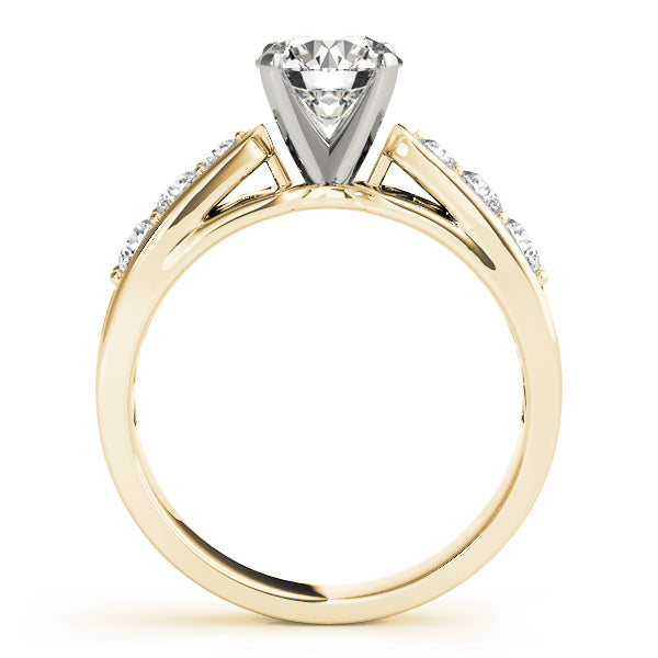 Split Shank Channel-Set Diamond Engagement Ring (3/8 ct. tw.)