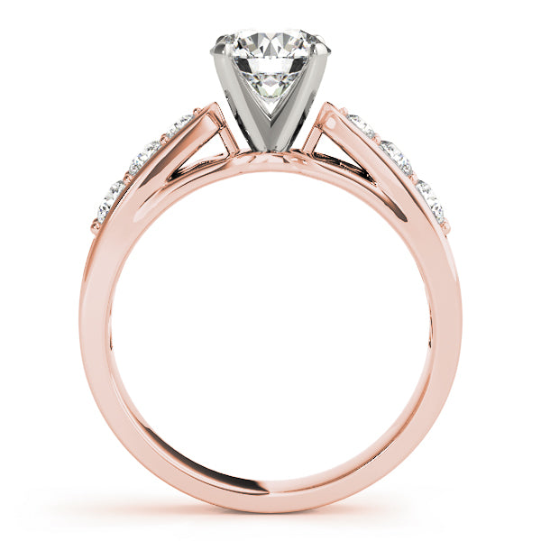Split Shank Channel-Set Diamond Engagement Ring (3/8 ct. tw.)
