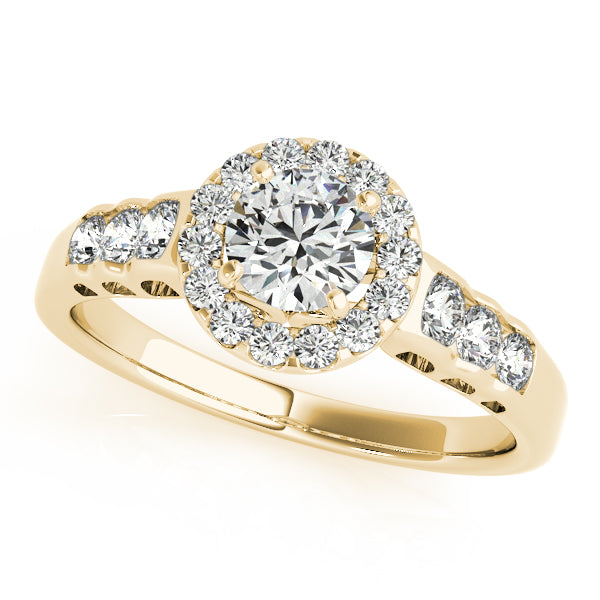 Halo Diamond Engagement Ring (1/2 ct. tw.)
