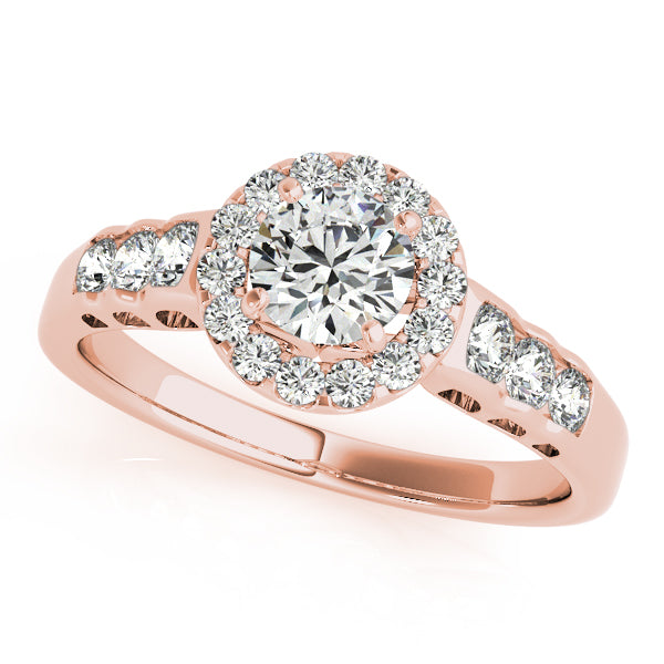 Halo Diamond Engagement Ring (1/2 ct. tw.)