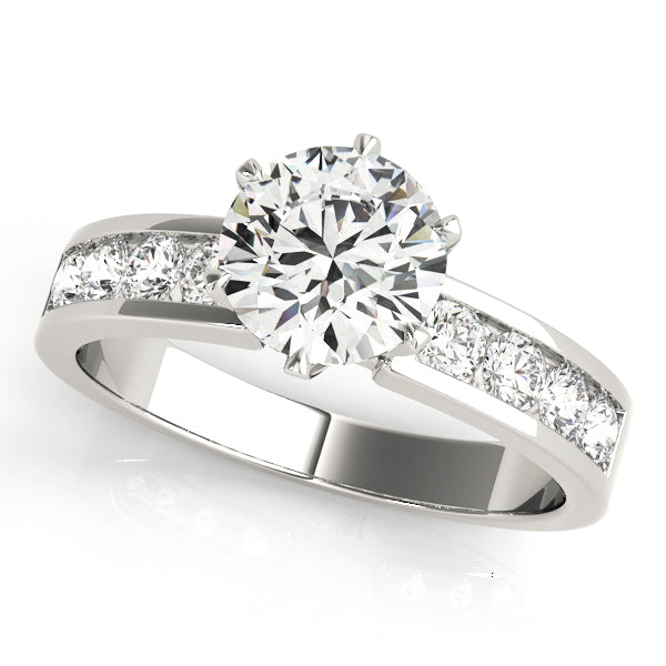 Channel-Set Diamond Engagement Ring (7/8 ct. tw.)