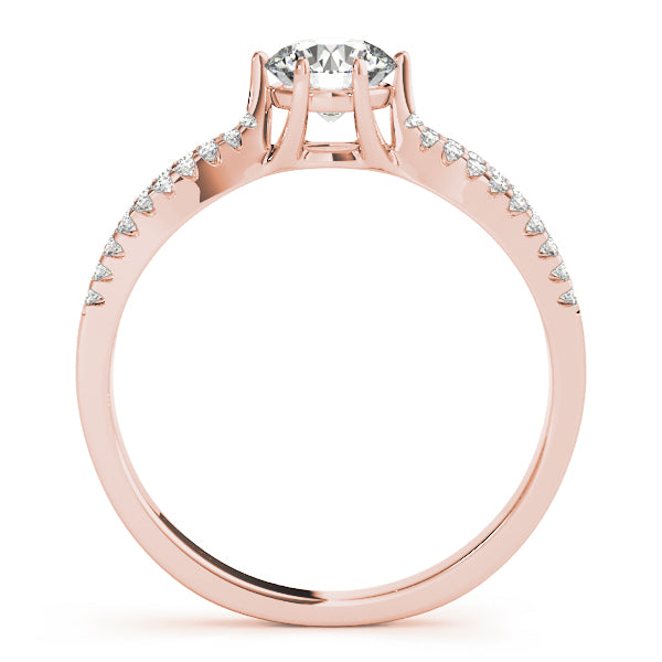 Split-Shank Pavé Diamond Engagement Ring (1/3 ct. tw.)