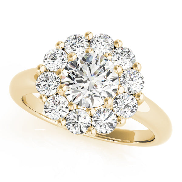 Cluster Diamond Engagement Ring (1 ct. tw.)