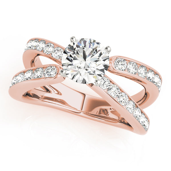 Twist Diamond Engagement Ring (7/8 ct. tw.)