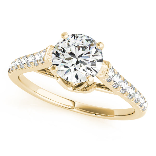 Pavé Diamond Engagement Ring (3/8 ct. tw.)