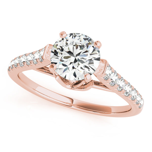 Pavé Diamond Engagement Ring (3/8 ct. tw.)