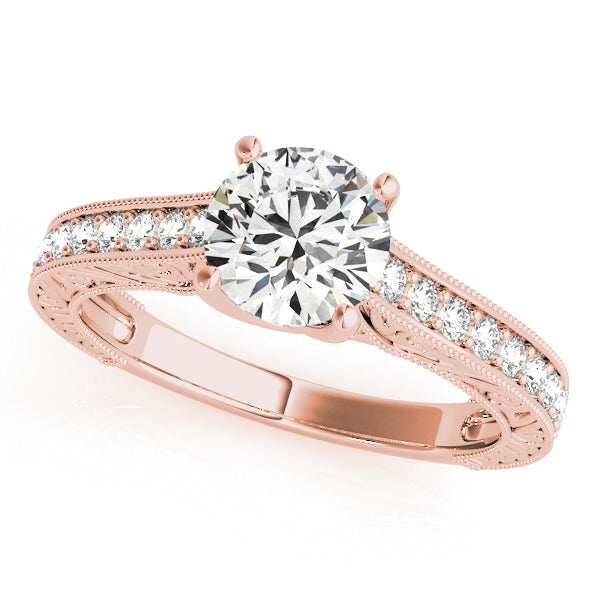 Vintage Milgrain Diamond Engagement Ring (2 ct. tw.)