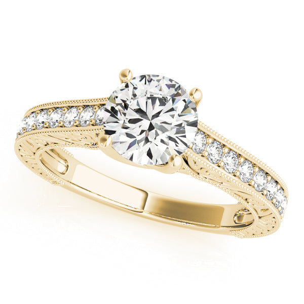 Vintage Milgrain Diamond Engagement Ring (2 ct. tw.)