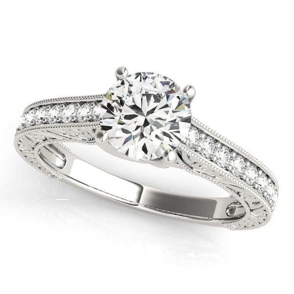 Vintage Milgrain Diamond Engagement Ring (2 ct. tw.)