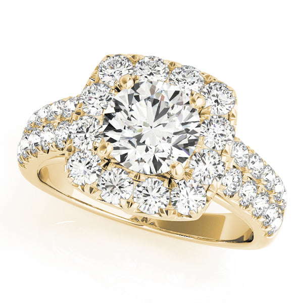 Double Halo Diamond Engagement Ring (1 ct. tw.)