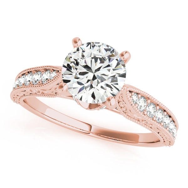 Vintage Milgrain Diamond Engagement Ring (1/5 ct. tw.)