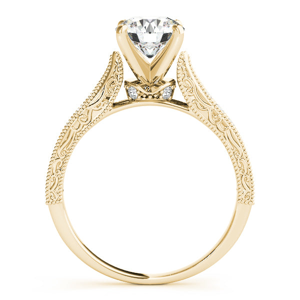 Vintage Milgrain Diamond Engagement Ring (1/5 ct. tw.)
