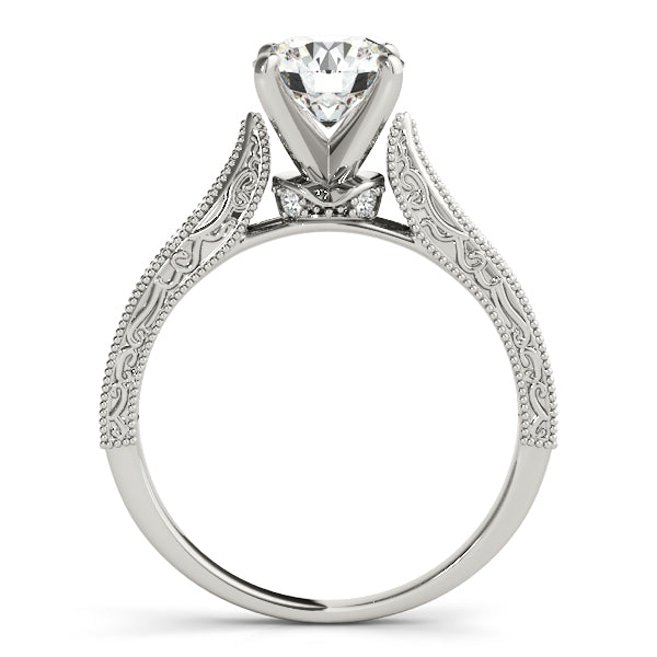 Vintage Milgrain Diamond Engagement Ring (1/5 ct. tw.)