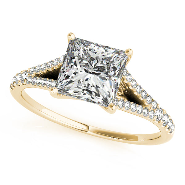 Split Shank Pavé Diamond Engagement Ring (1/4 ct. tw.)
