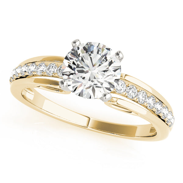Channel-Set Diamond Engagement Ring (1/8 ct. tw.)