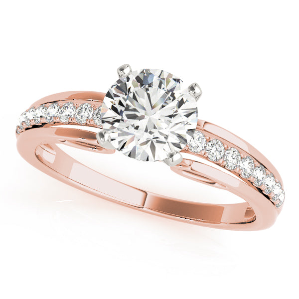 Channel-Set Diamond Engagement Ring (1/8 ct. tw.)