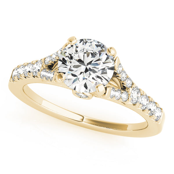 Graduated Channel-Set Diamond Engagement Ring (3/8 ct. tw.)